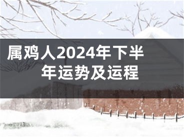 属鸡人2024年下半年运势及运程