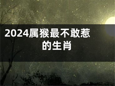 2024属猴最不敢惹的生肖