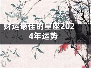 财运最佳的星座2024年运势