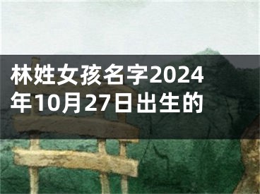 林姓女孩名字2024年10月27日出生的