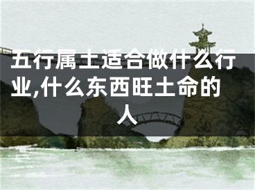 五行属土适合做什么行业,什么东西旺土命的人