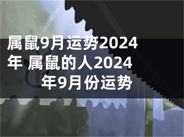 属鼠9月运势2024年 属鼠的人2024年9月份运势