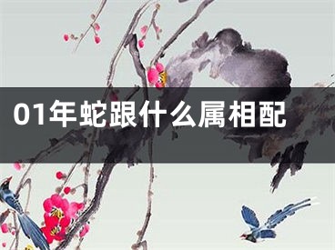 01年蛇跟什么属相配