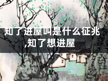 知了进屋叫是什么征兆,知了想进屋