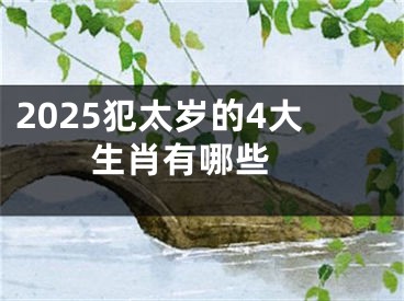 2025犯太岁的4大生肖有哪些 