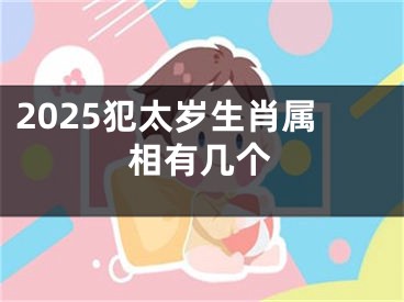 2025犯太岁生肖属相有几个