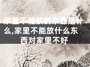 家里不能放的东西是什么,家里不能放什么东西对家里不好