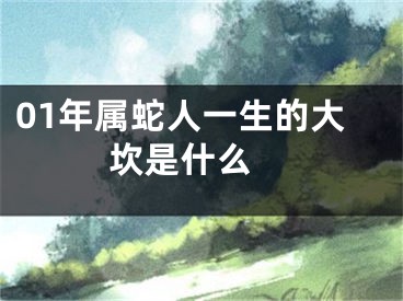01年属蛇人一生的大坎是什么 