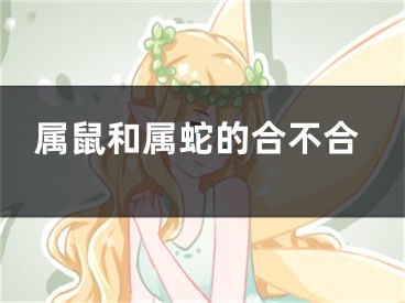 属鼠和属蛇的合不合
