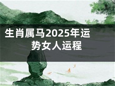 生肖属马2025年运势女人运程