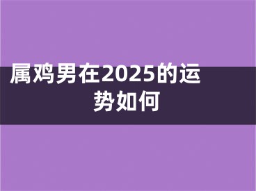 属鸡男在2025的运势如何