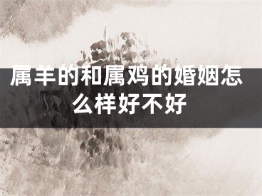 属羊的和属鸡的婚姻怎么样好不好