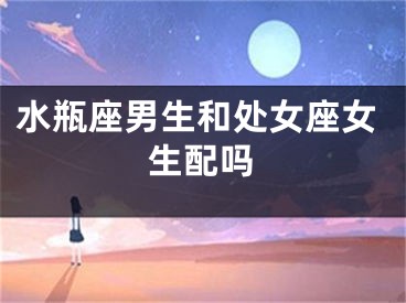 水瓶座男生和处女座女生配吗