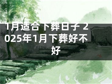 1月适合下葬日子 2025年1月下葬好不好