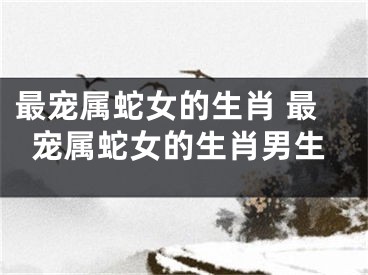 最宠属蛇女的生肖 最宠属蛇女的生肖男生