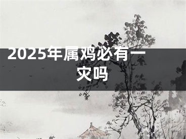 2025年属鸡必有一灾吗