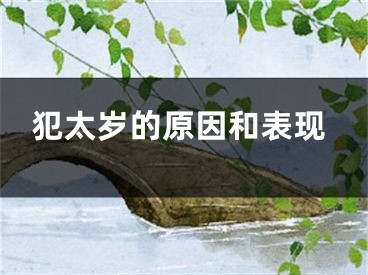 犯太岁的原因和表现
