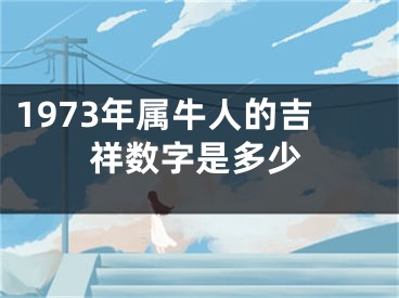 1973年属牛人的吉祥数字是多少
