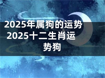 2025年属狗的运势 2025十二生肖运势狗