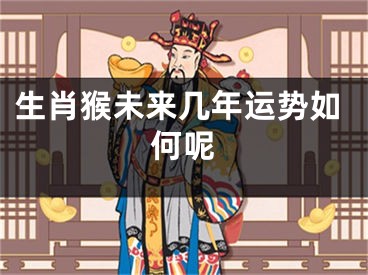 生肖猴未来几年运势如何呢