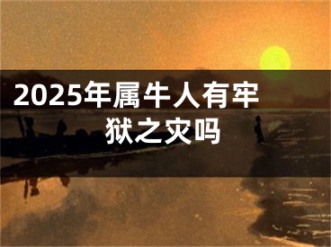 2025年属牛人有牢狱之灾吗