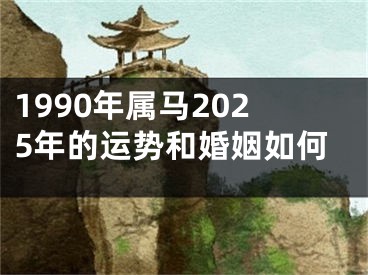 1990年属马2025年的运势和婚姻如何