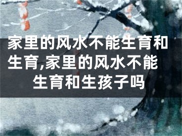 家里的风水不能生育和生育,家里的风水不能生育和生孩子吗