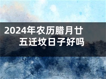 2024年农历腊月廿五迁坟日子好吗