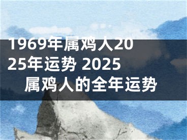 1969年属鸡人2025年运势 2025属鸡人的全年运势