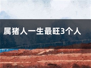 属猪人一生最旺3个人