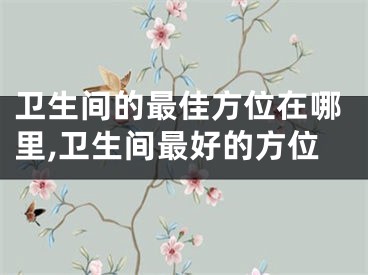 卫生间的最佳方位在哪里,卫生间最好的方位
