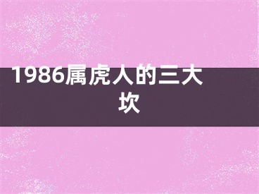1986属虎人的三大坎