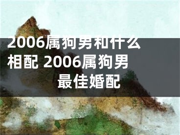 2006属狗男和什么相配 2006属狗男最佳婚配