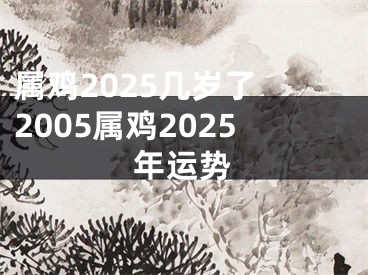 属鸡2025几岁了 2005属鸡2025年运势