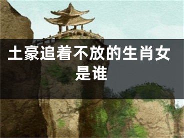 土豪追着不放的生肖女是谁