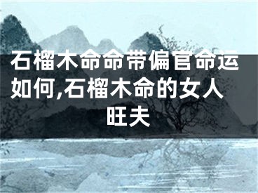 石榴木命命带偏官命运如何,石榴木命的女人旺夫
