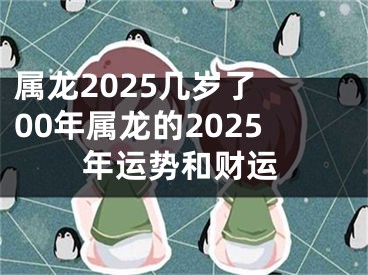 属龙2025几岁了 00年属龙的2025年运势和财运