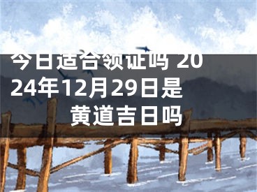 今日适合领证吗 2024年12月29日是黄道吉日吗