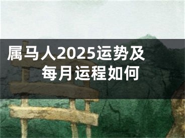 属马人2025运势及每月运程如何
