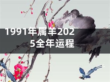 1991年属羊2025全年运程