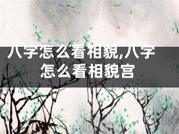 八字怎么看相貌,八字怎么看相貌宫