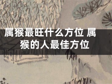属猴最旺什么方位 属猴的人最佳方位
