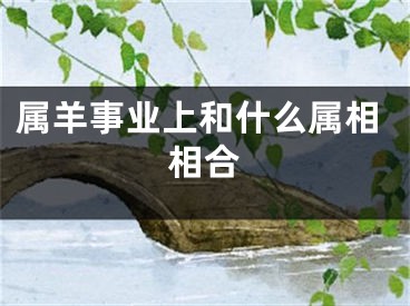 属羊事业上和什么属相相合