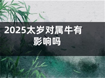 2025太岁对属牛有影响吗 