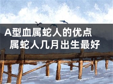 A型血属蛇人的优点 属蛇人几月出生最好
