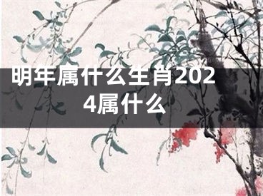 明年属什么生肖2024属什么