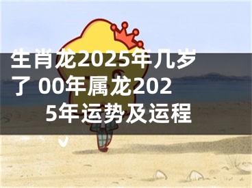 生肖龙2025年几岁了 00年属龙2025年运势及运程