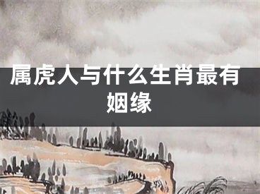 属虎人与什么生肖最有姻缘
