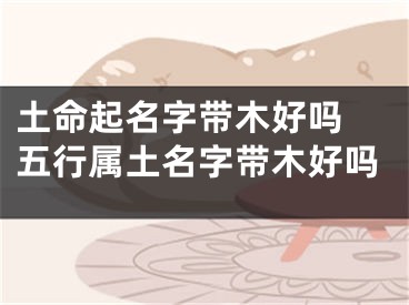 土命起名字带木好吗 五行属土名字带木好吗