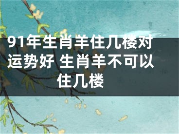 91年生肖羊住几楼对运势好 生肖羊不可以住几楼 